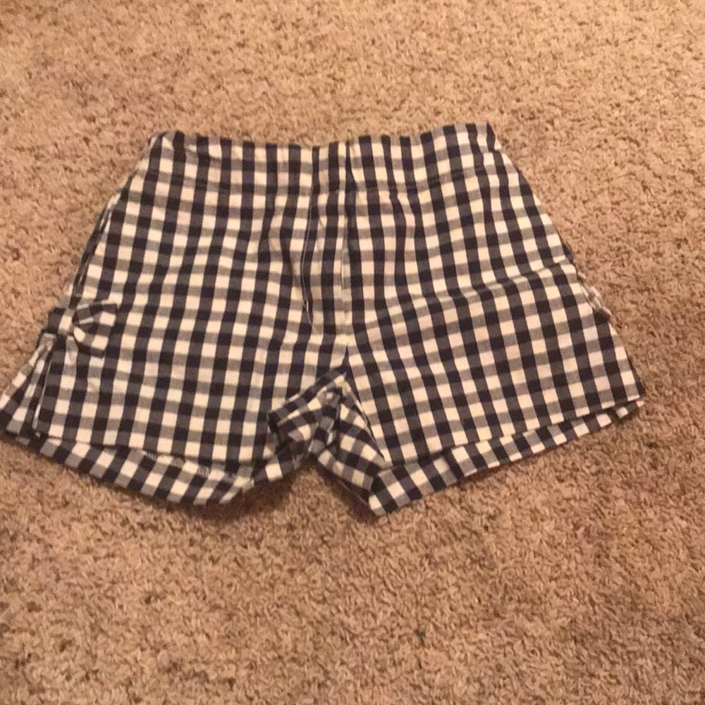 Girls checkered shorts